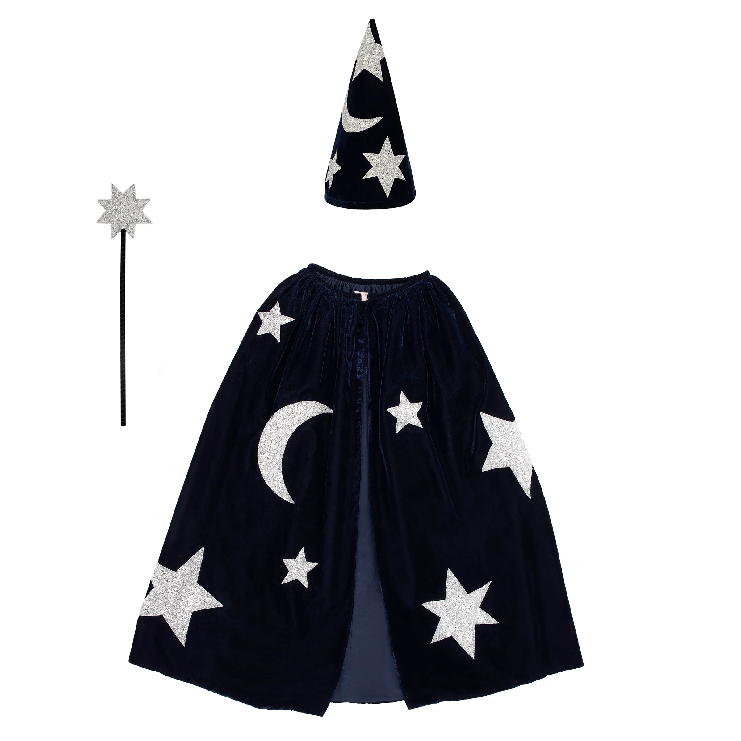 Blue Velvet Wizard Costume - Image 7