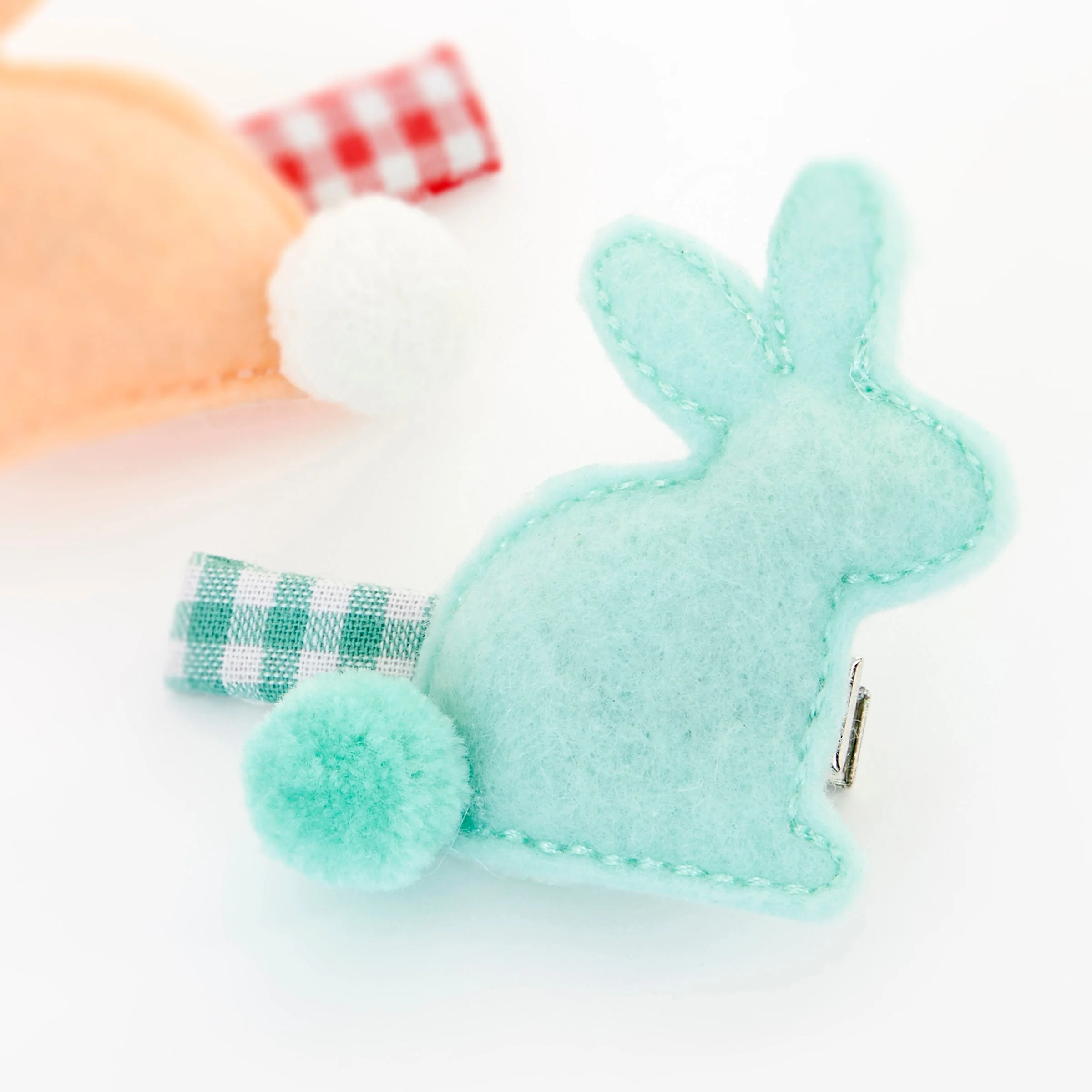 Felt Bunny Hair Clips (x 2) - Image 4