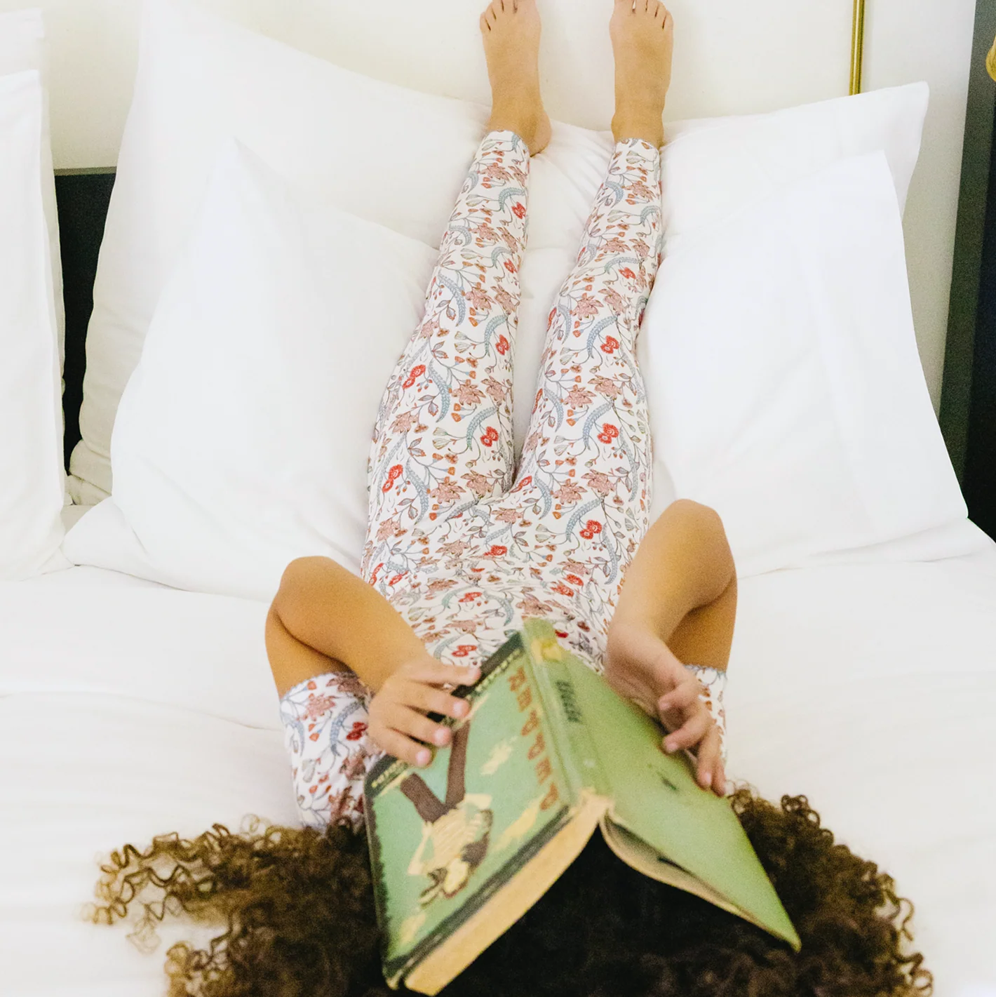 girls mercado bloom short sleeve pima pajamas set - Image 3