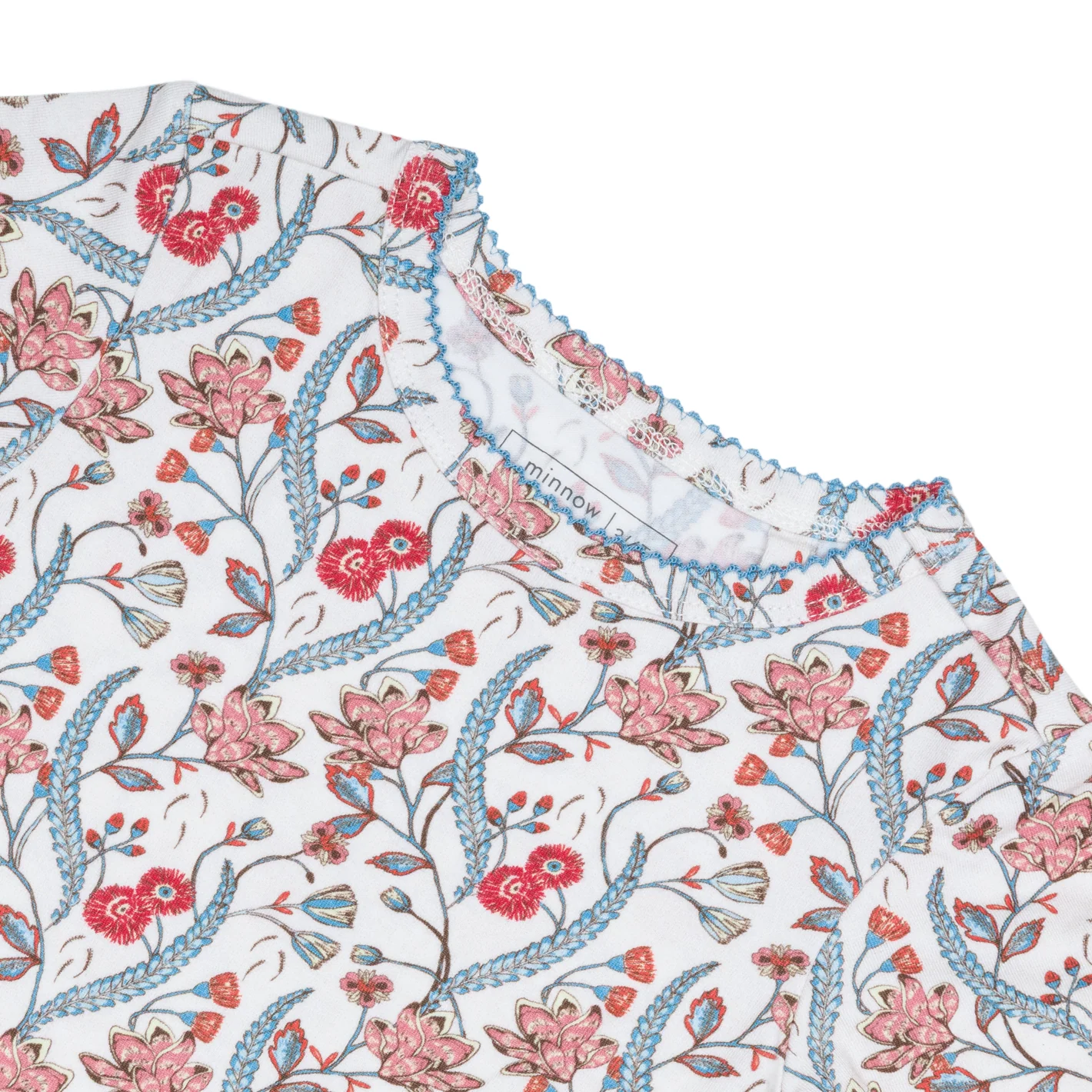 girls mercado bloom short sleeve pima pajamas set - Image 5