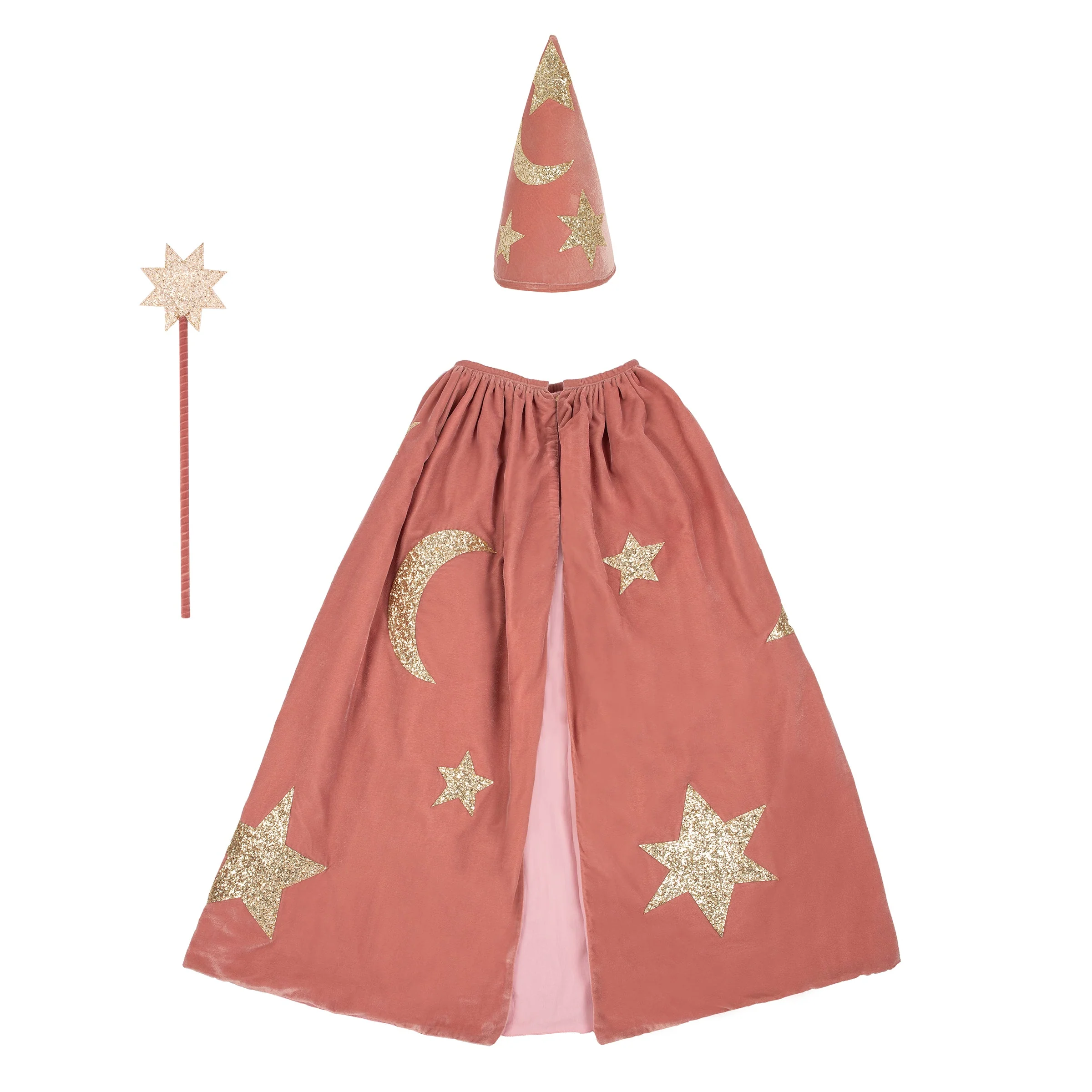 Pink Velvet Wizard Costume - Image 7