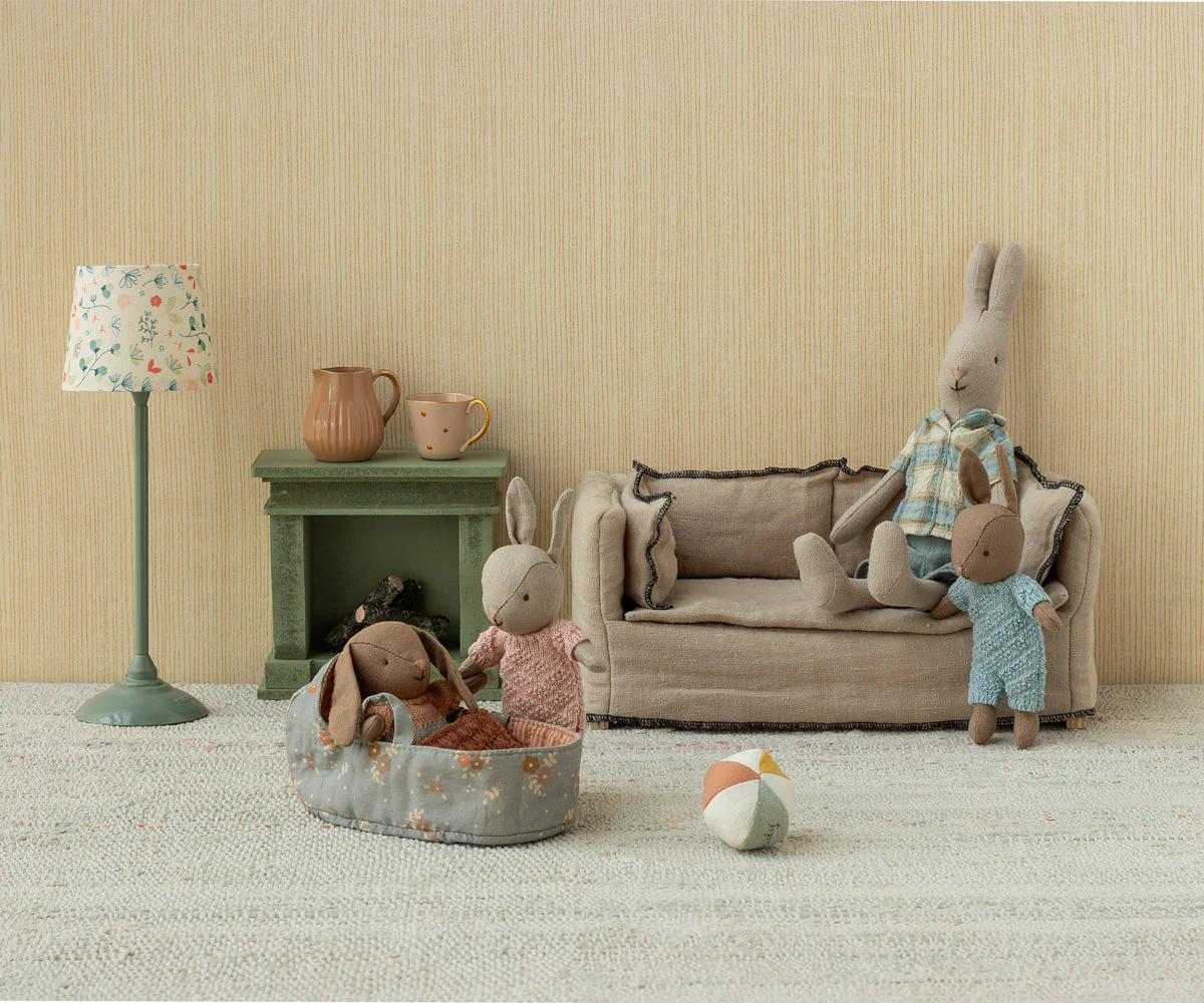 Rabbit, Micro - Sand - Rose knitted suit - Image 2