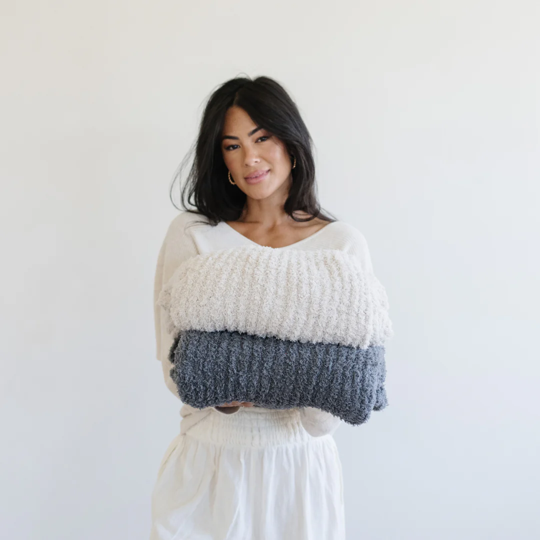 RIBBED BAMBONI® THROW BLANKETS - Image 9