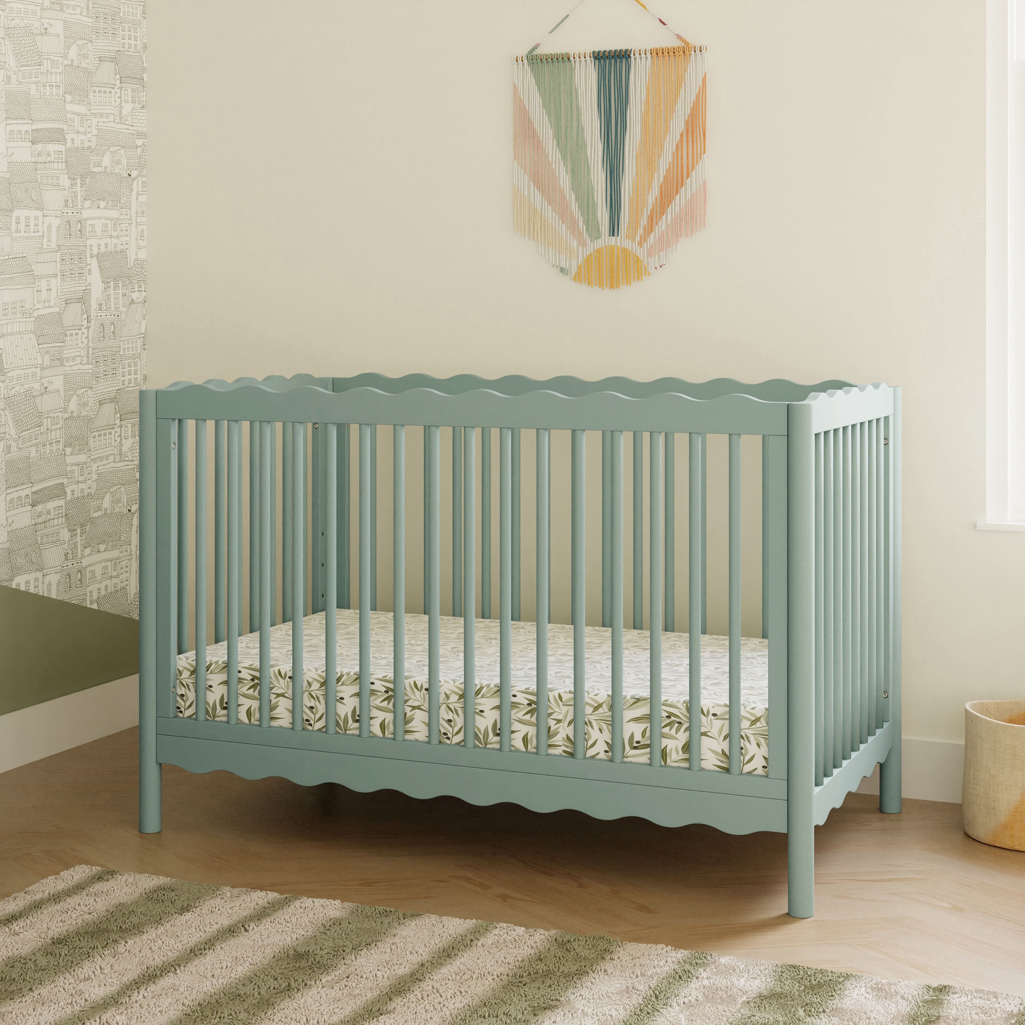 Swell 4-in-1 Convertible Crib with Toddler Bed Conversion Kit - Image 16