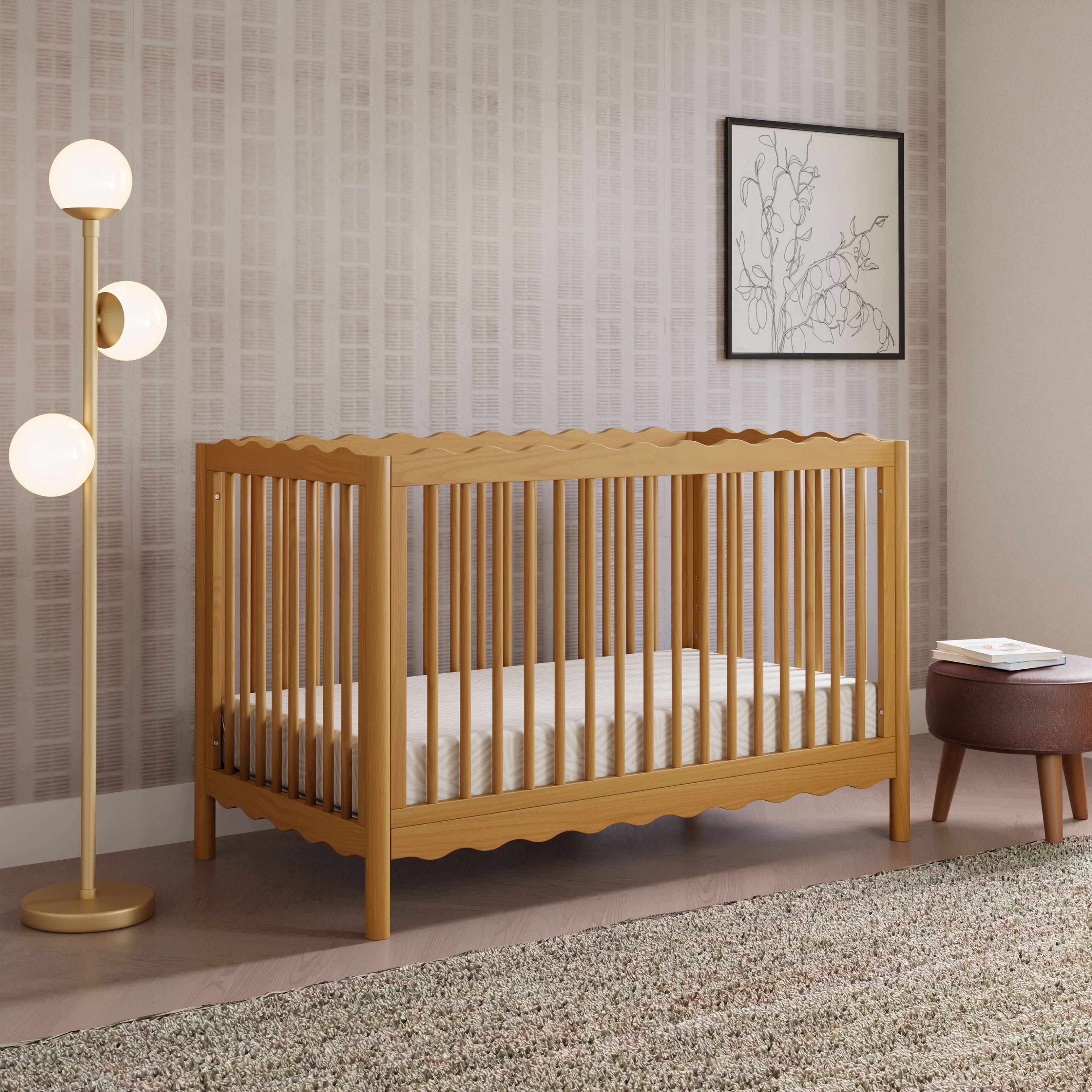 Swell 4-in-1 Convertible Crib with Toddler Bed Conversion Kit - Image 27