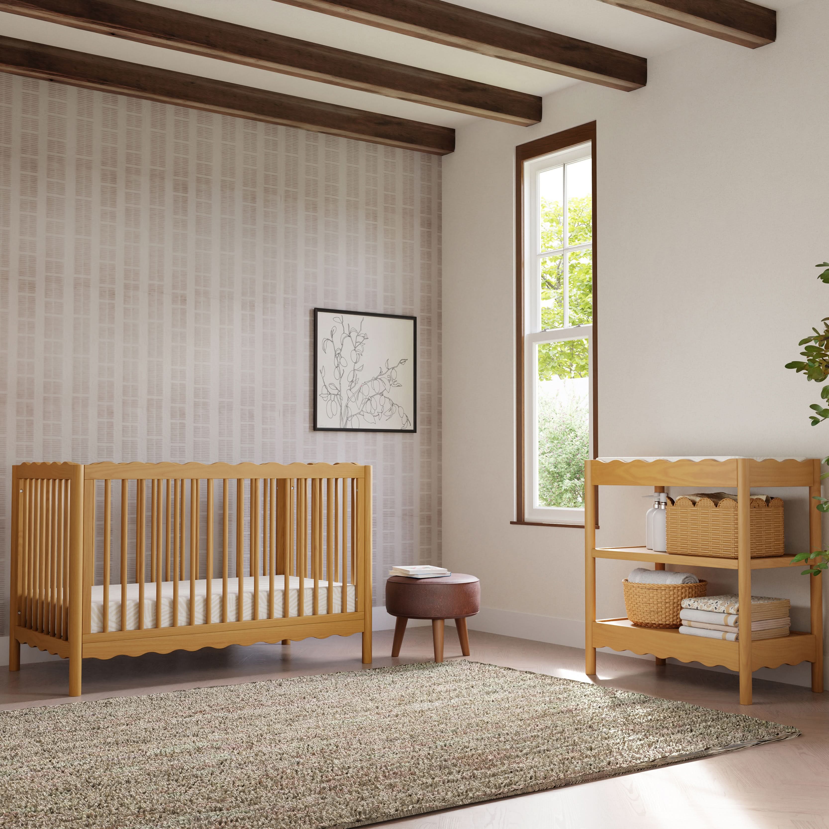 Swell 4-in-1 Convertible Crib with Toddler Bed Conversion Kit - Image 28