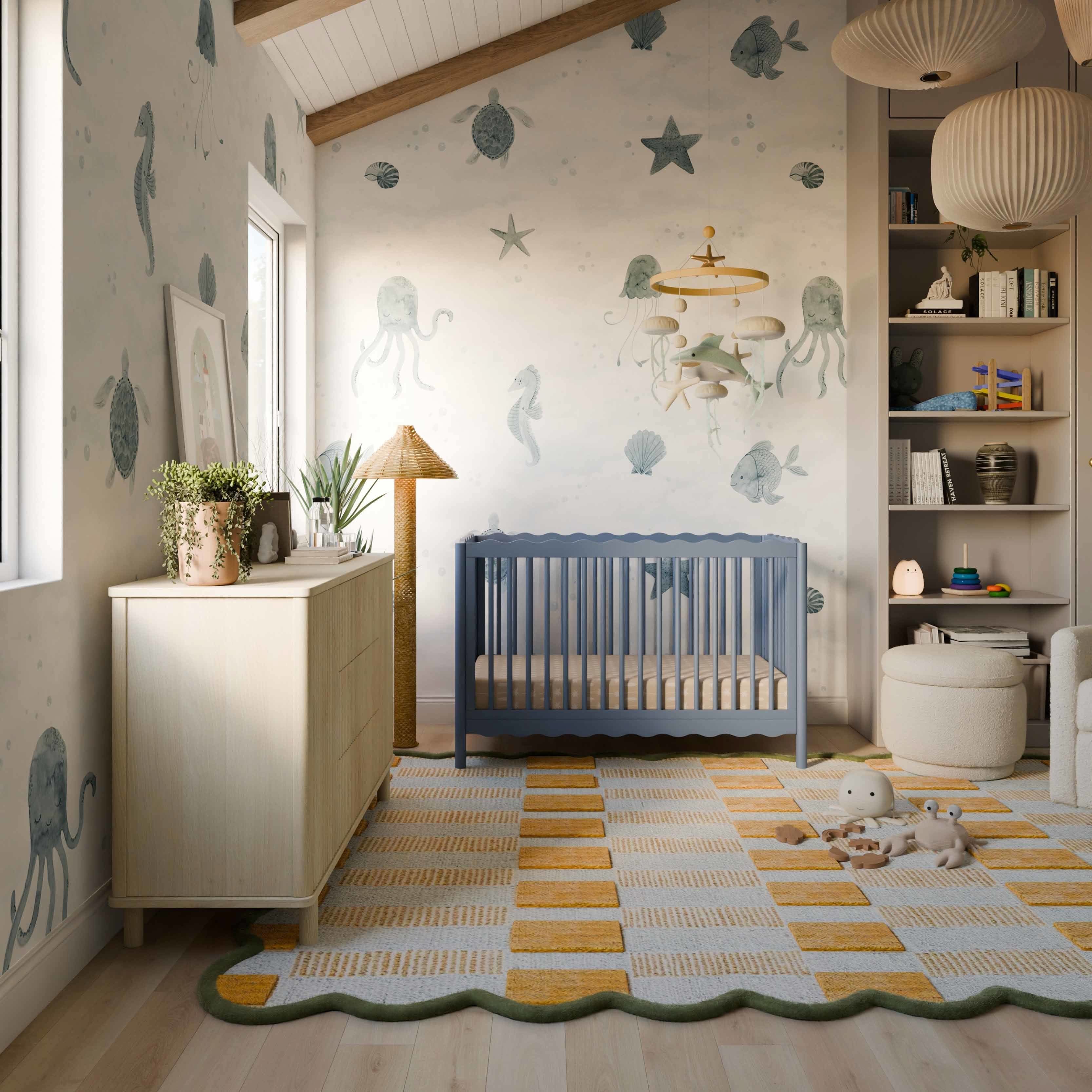 Swell 4-in-1 Convertible Crib with Toddler Bed Conversion Kit - Image 3