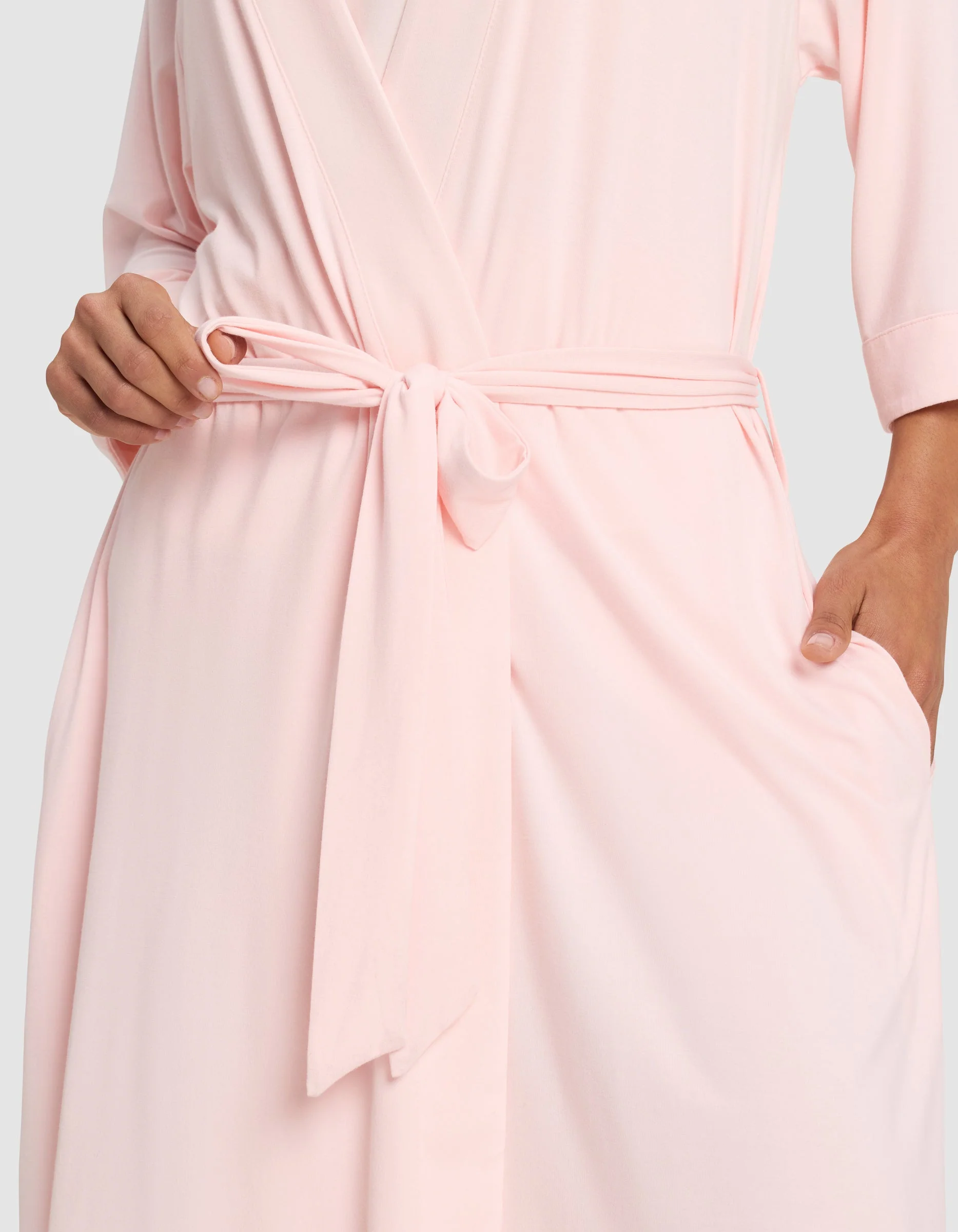 Women's Bamboo Stretch-Knit Kimono Robe - Image 10