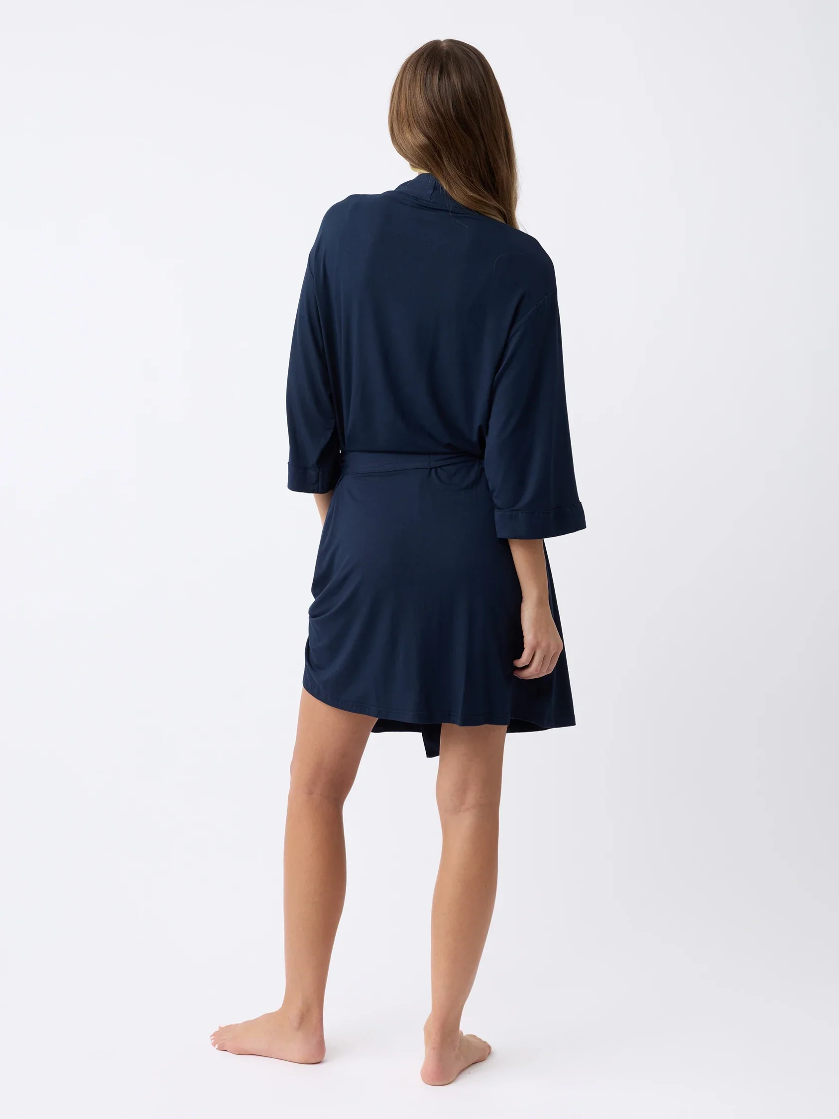 Women's Bamboo Stretch-Knit Kimono Robe - Image 14