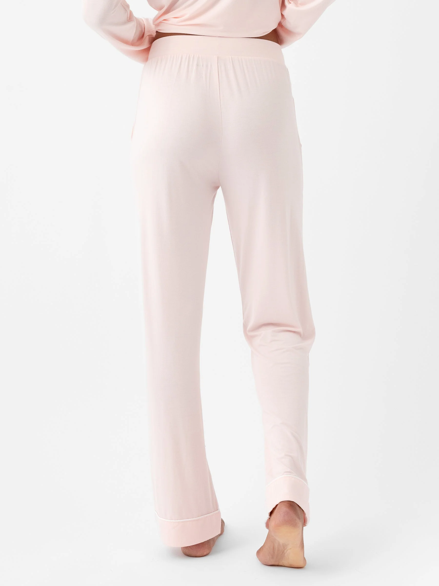 Women's Bamboo Stretch-Knit Long Sleeve Pajama Set - Image 12