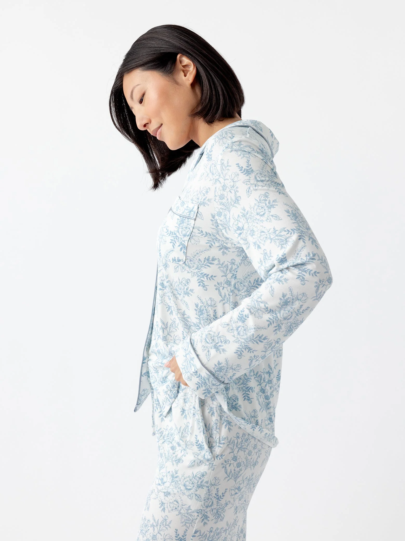 Women's Bamboo Stretch-Knit Long Sleeve Pajama Set - Image 18