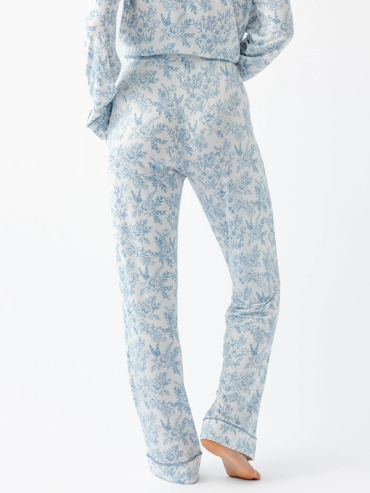 Women's Bamboo Stretch-Knit Long Sleeve Pajama Set - Image 20