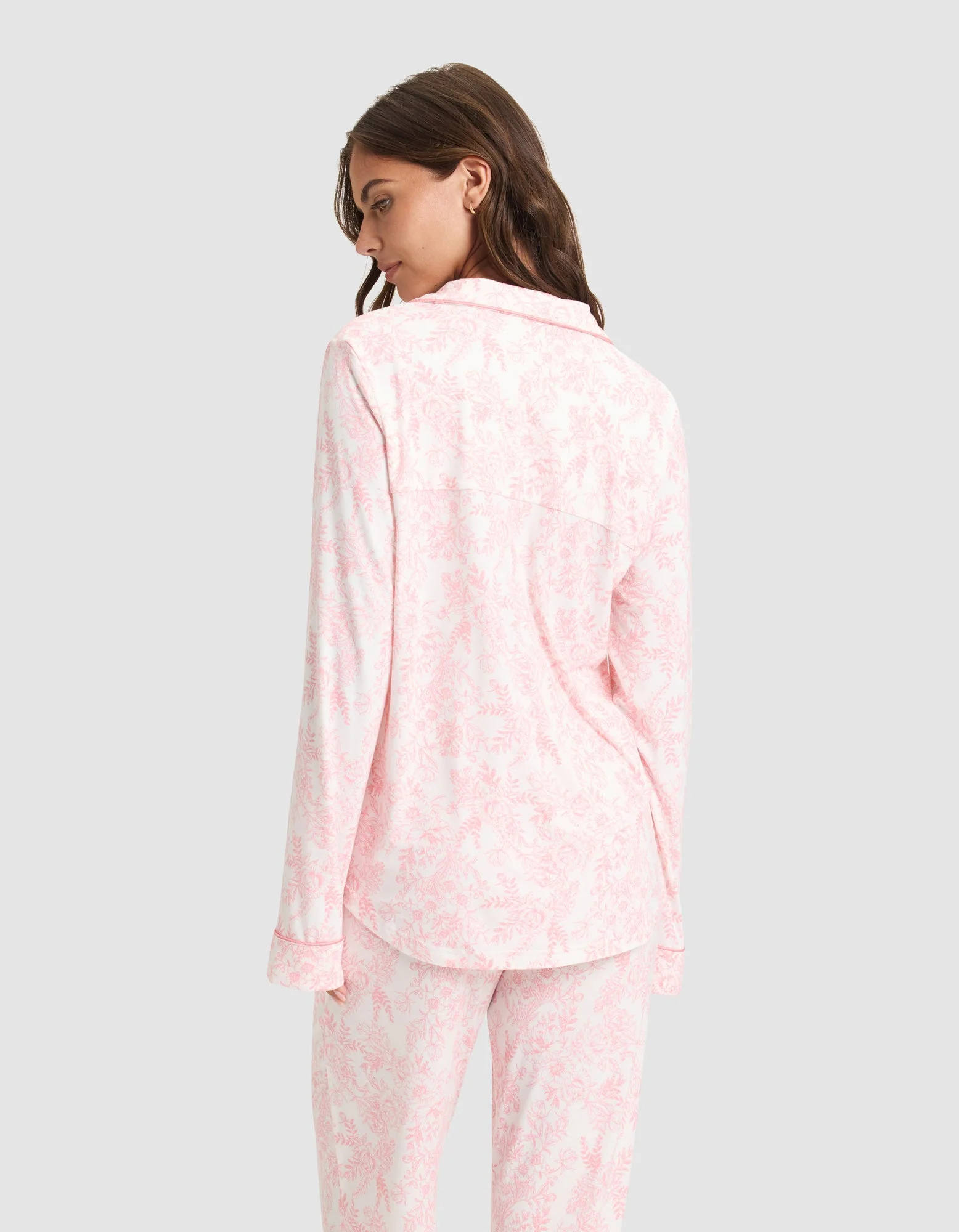 Women's Bamboo Stretch-Knit Long Sleeve Pajama Set - Image 43