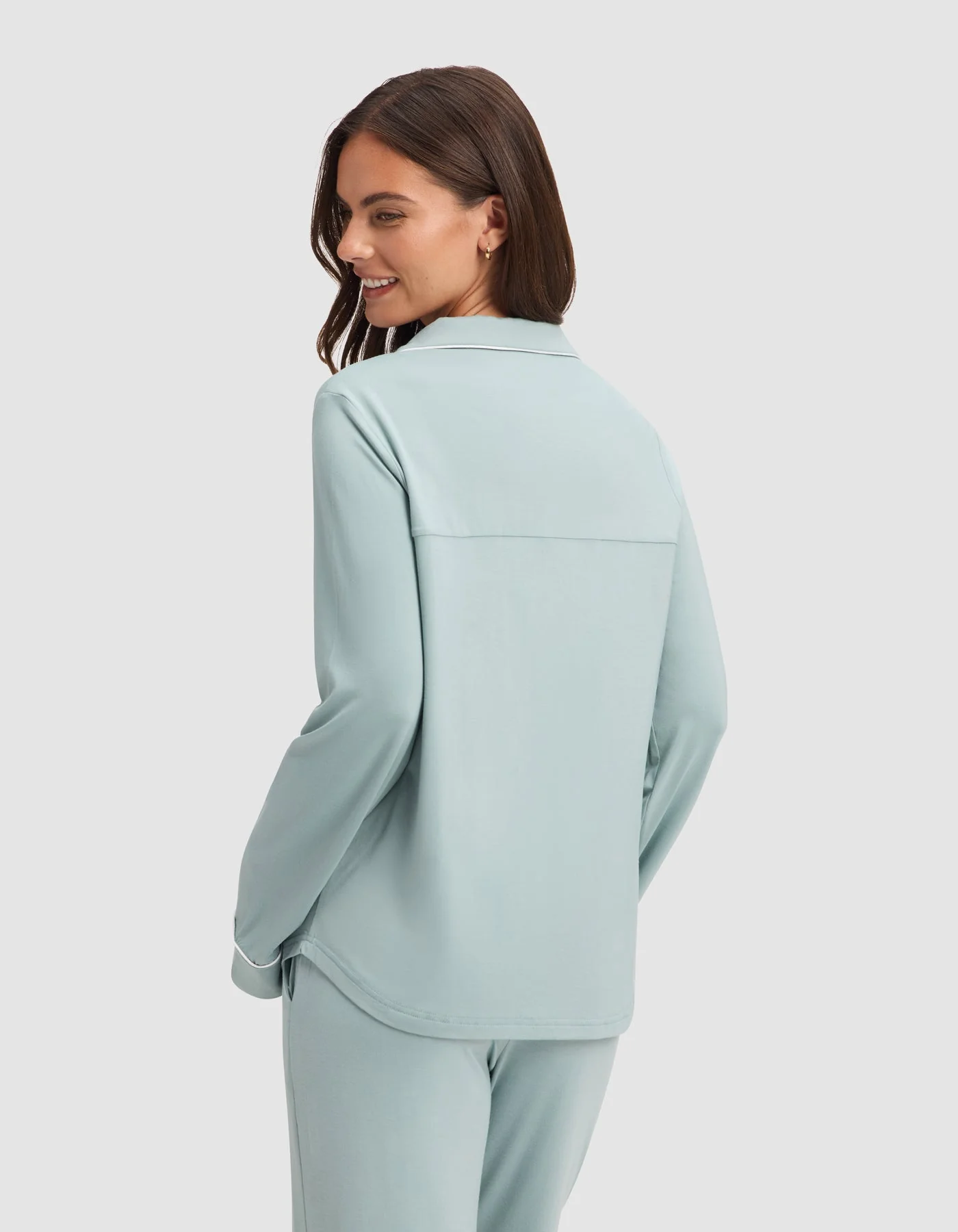 Women's Bamboo Stretch-Knit Long Sleeve Pajama Set - Image 55